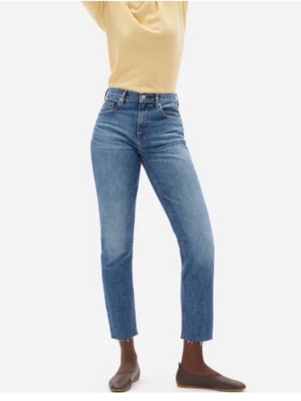 Everlane The Curvy Cheeky Jean Size 26 Crop